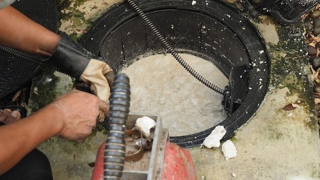 plumber got snake stuck in drain