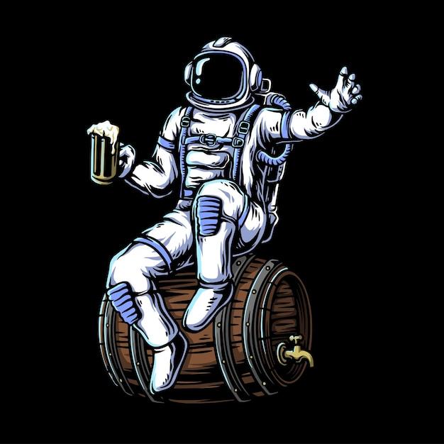 astronaut food beer