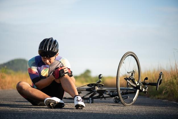 hit cyclist going wrong way