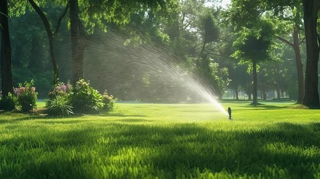 lawn fertilizer with well water