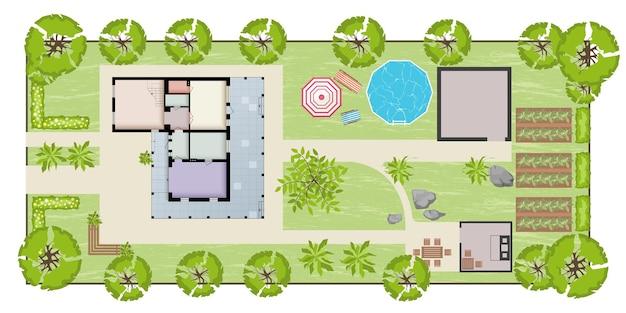 1 acre landscape design