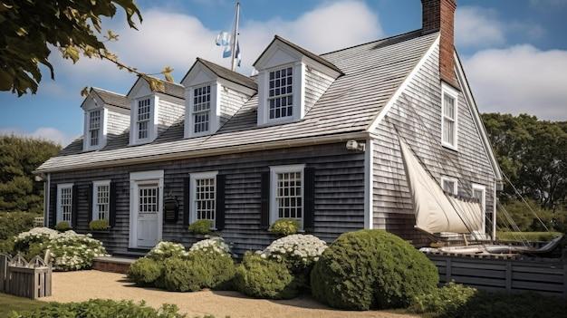 metal roof on cape cod house