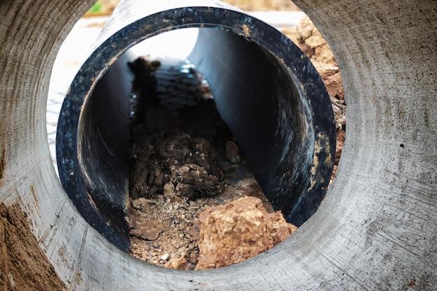 clay sewer pipe repair