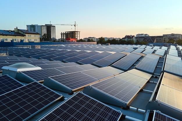 solar panels on buildings