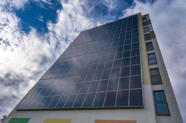 solar panels on buildings