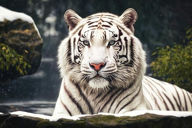 tigre blanc