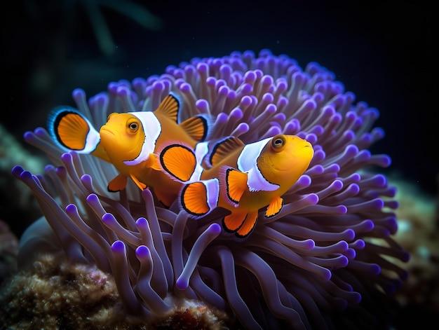 aggressive clownfish