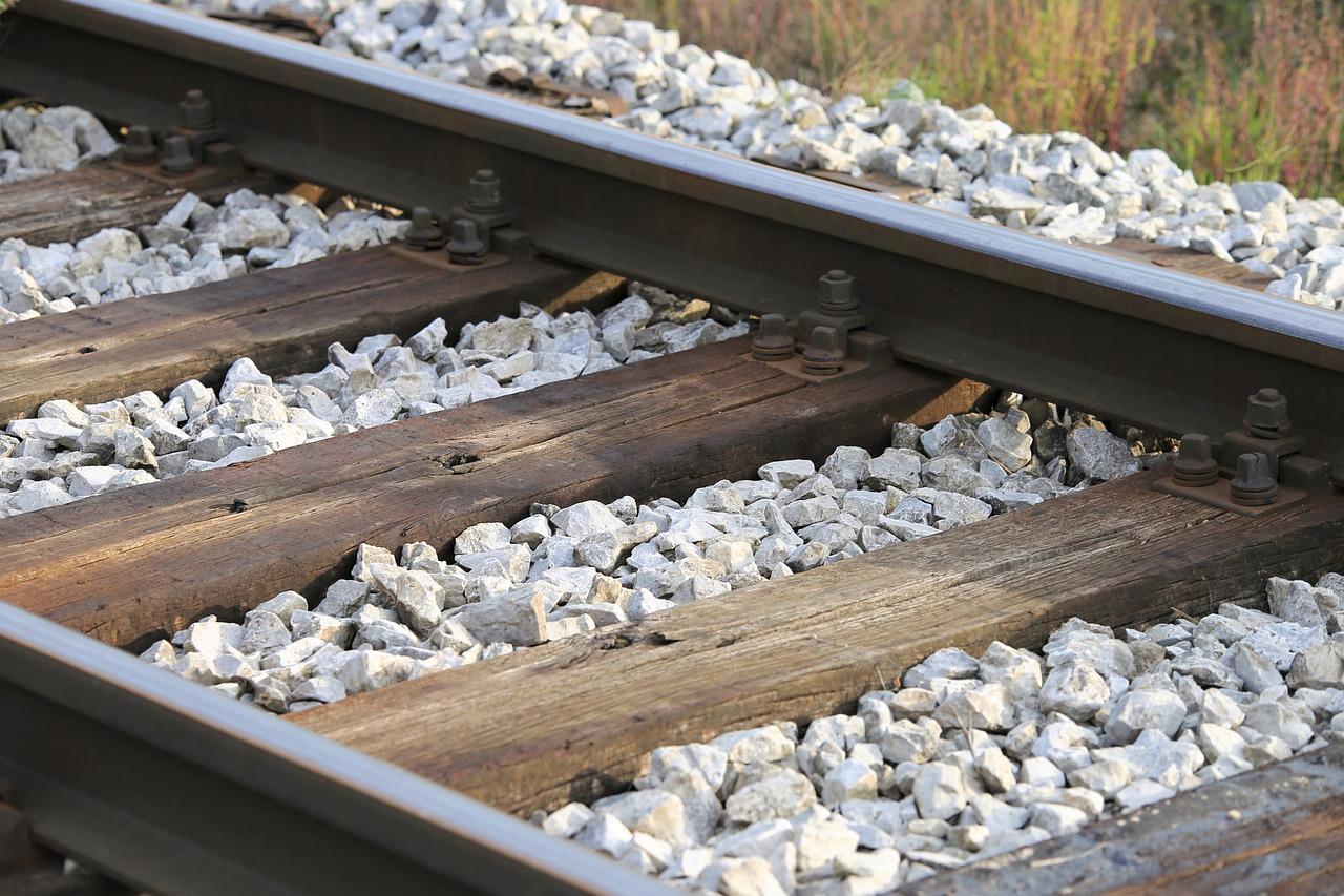 railroad rocks