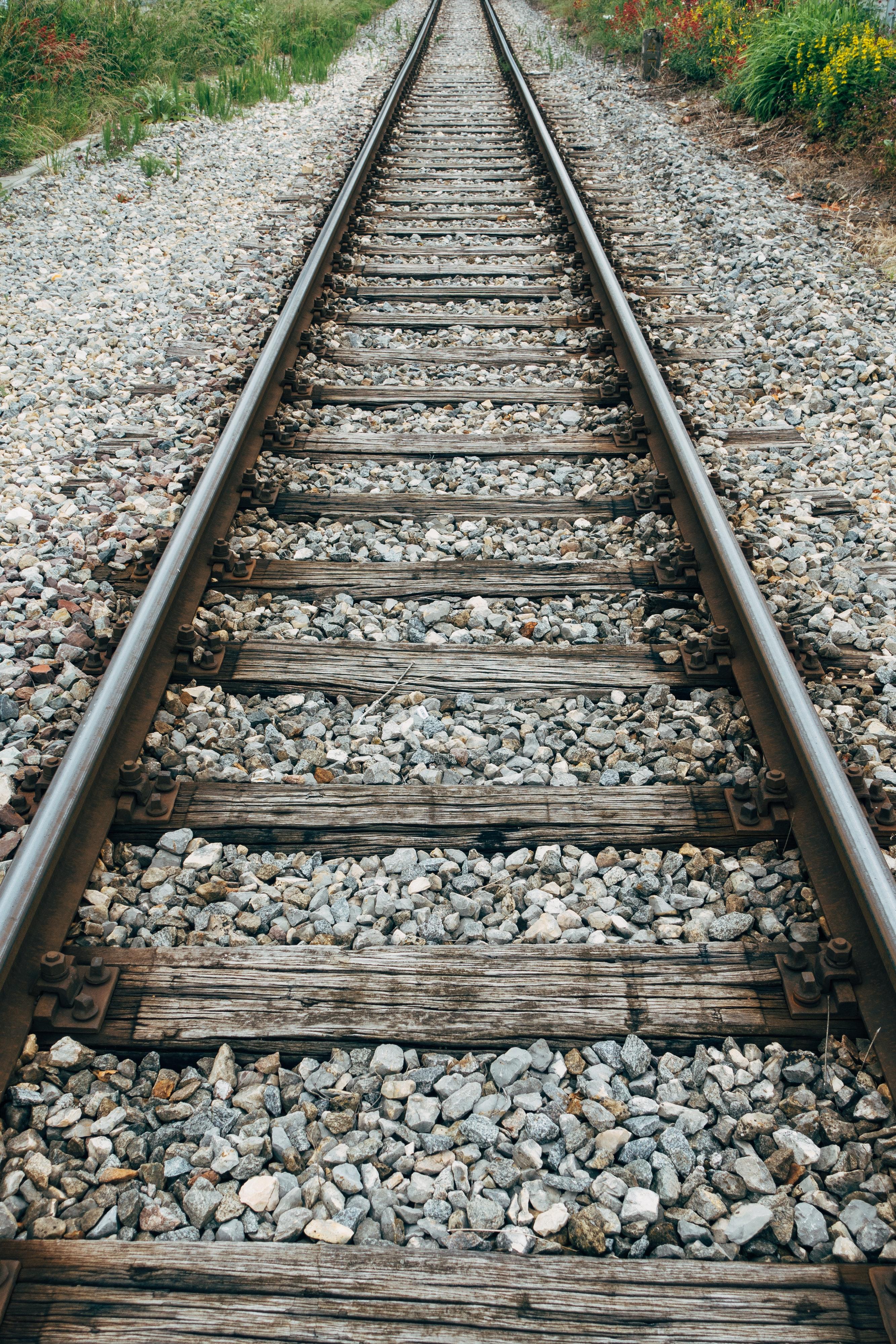 railroad rocks