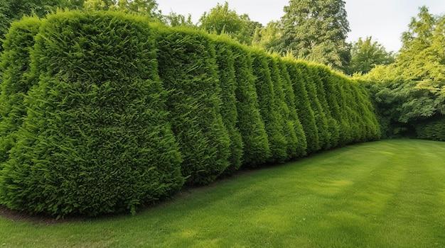 backyard fence line landscaping ideas