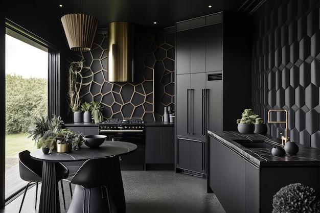 black or gold kitchen hardware