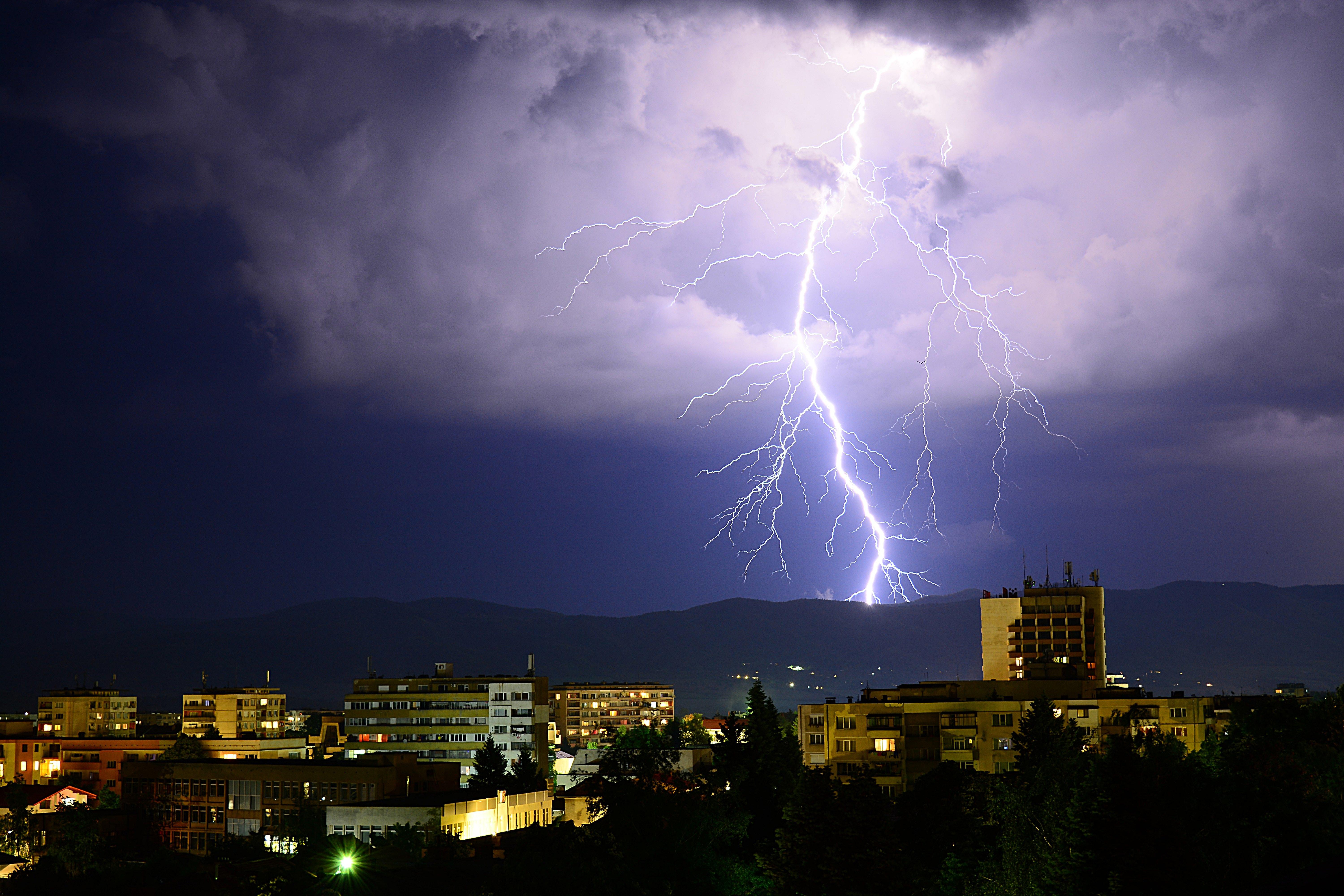 lightning strike concrete