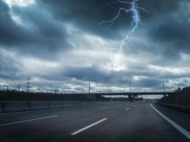 lightning strike concrete