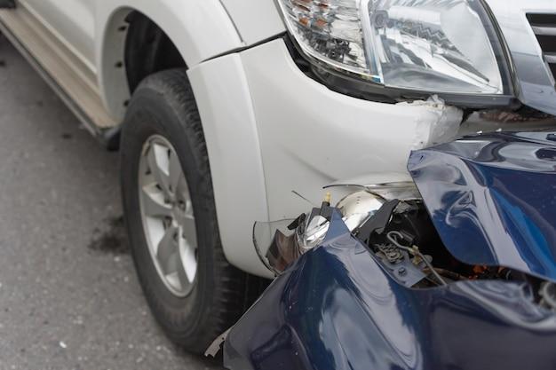 car accident hit rear wheel