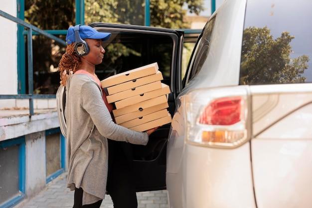 car accident while delivering pizza