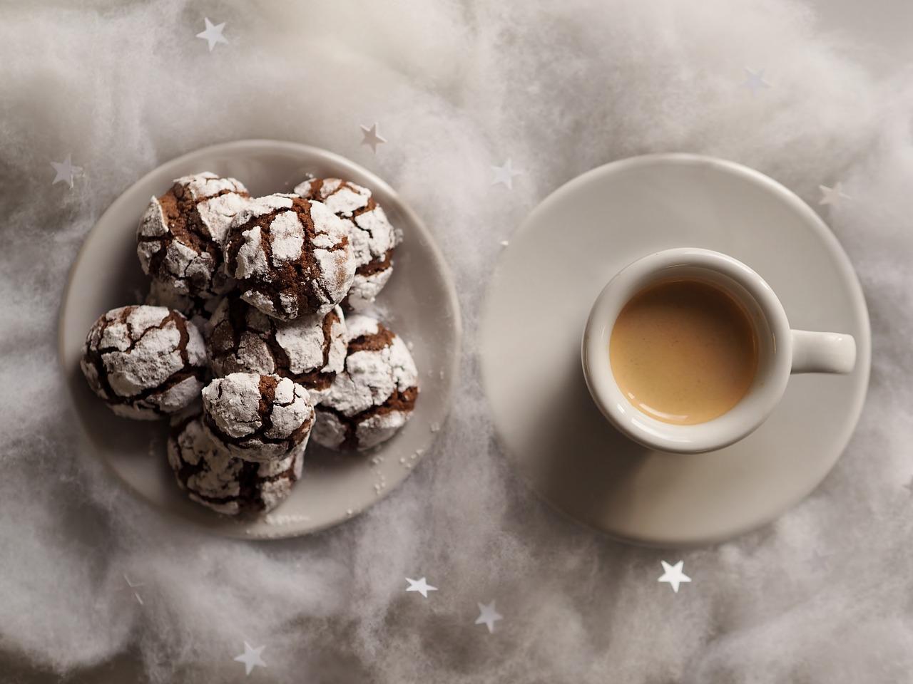 chai crinkle cookies