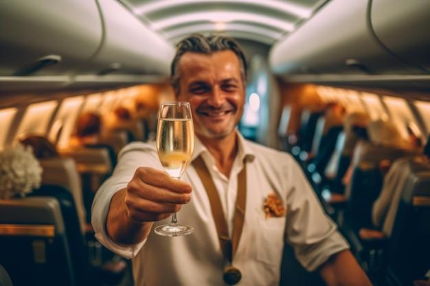 champagne first class