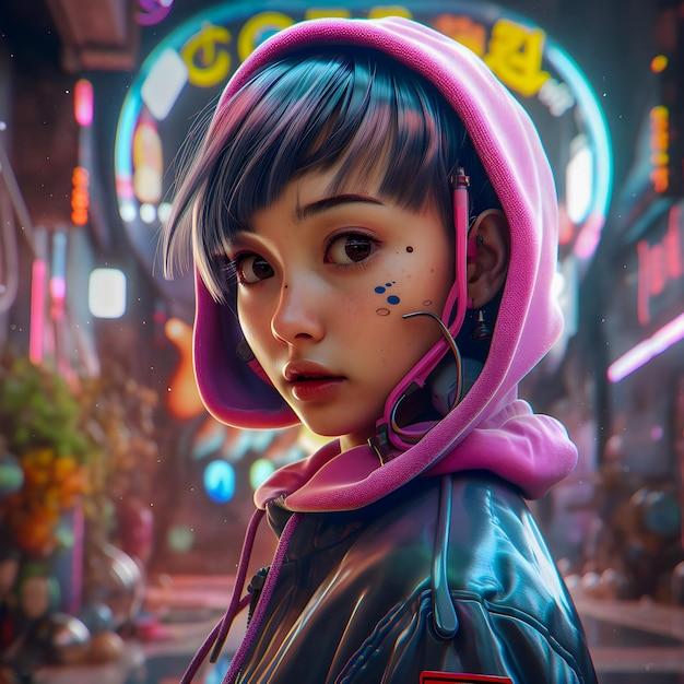 cyberpunk 2077 asian female preset