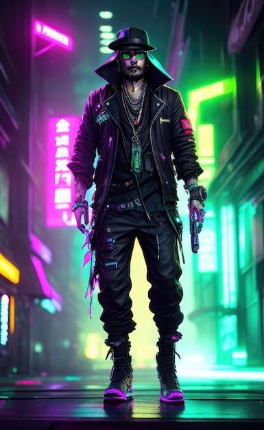 cyberpunk 2077 asian male v