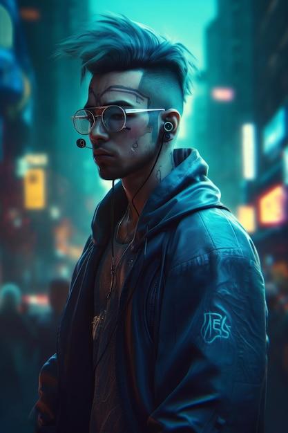 cyberpunk 2077 asian male v