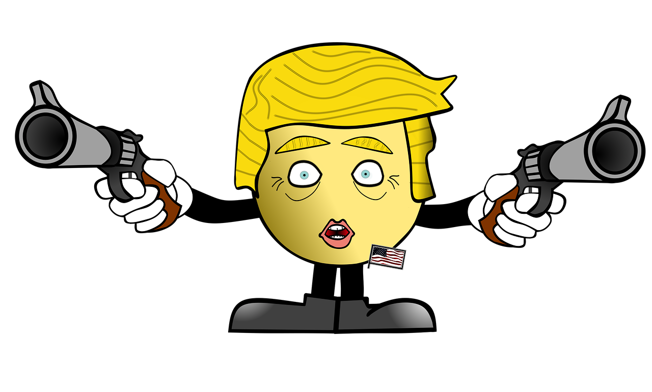 donald trump pistol