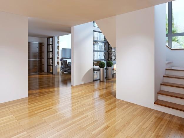 hardwood floors on second floor