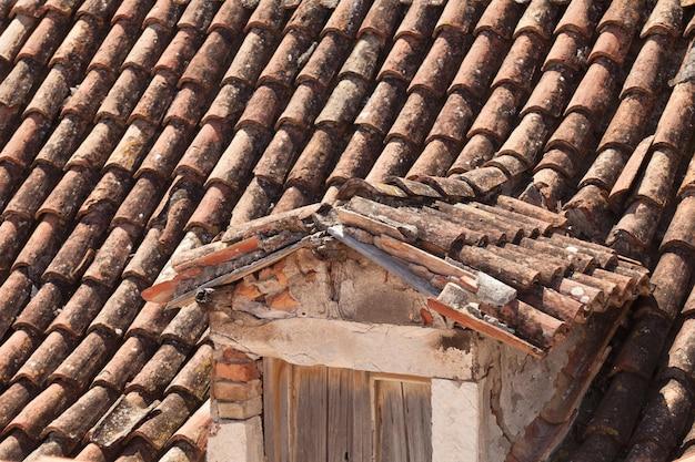 roof tiles blown off