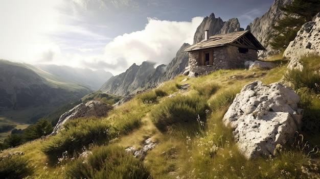 mountain lodge of peru