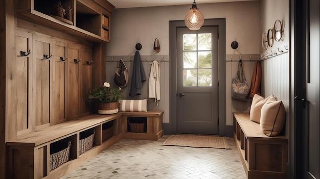 mudroom chandelier