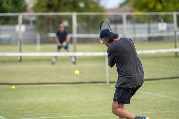 pickleball in racquetball court