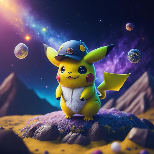 rock star pikachu