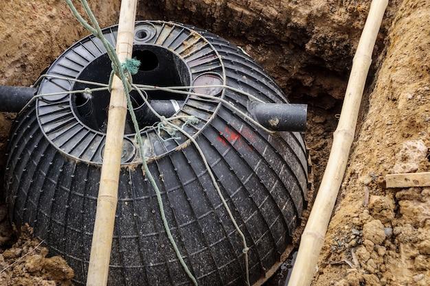 septic backing up into house