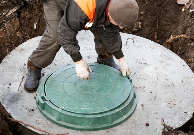 septic backing up into house