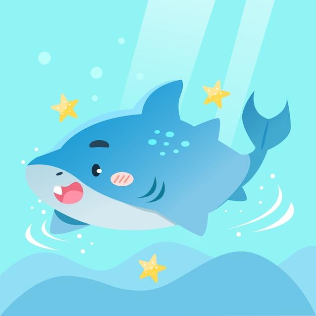 sleeping baby shark tank