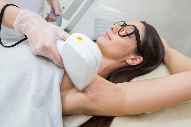 what is a small area in laser hair removal