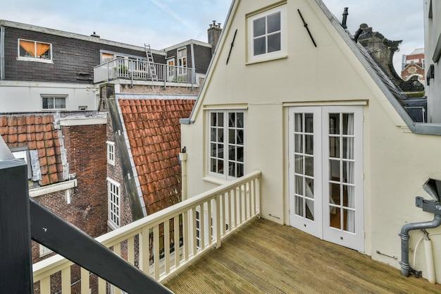 sunroom with deck on top