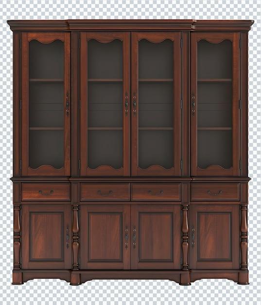 mahogany breakfront china cabinet