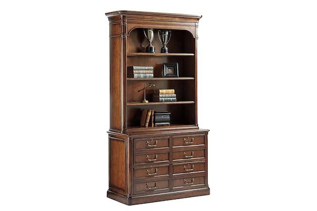 mahogany breakfront china cabinet