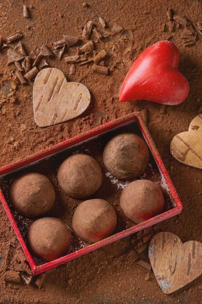 valentines chocolate truffles