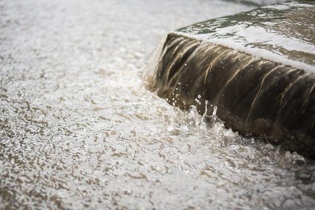 water in floor vents after heavy rain