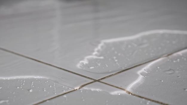 water under kitchen floor