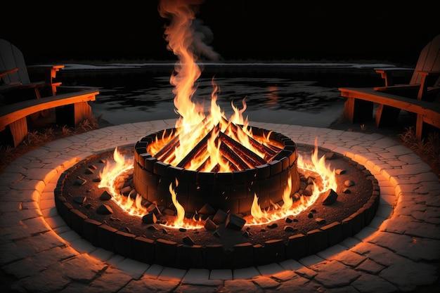 environmentally friendly fire pit