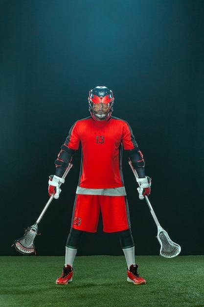 box lacrosse goalie