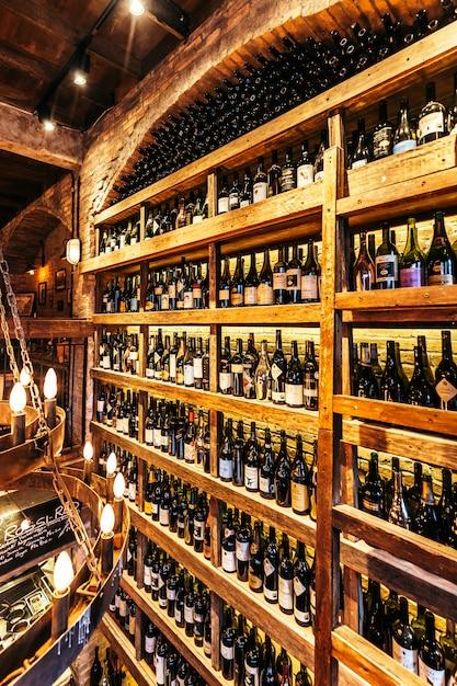 luxury wine cellar