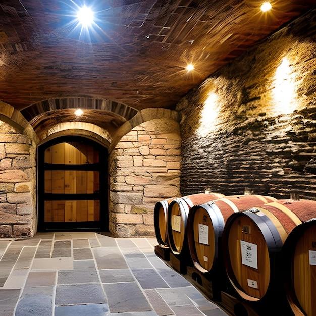 luxury wine cellar