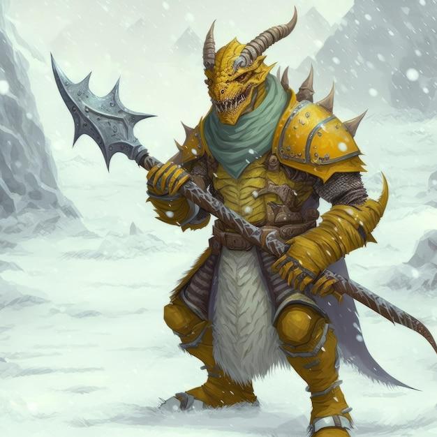 dragonborn barbarian