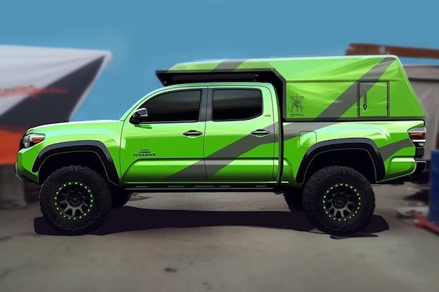 electric lime toyota tacoma