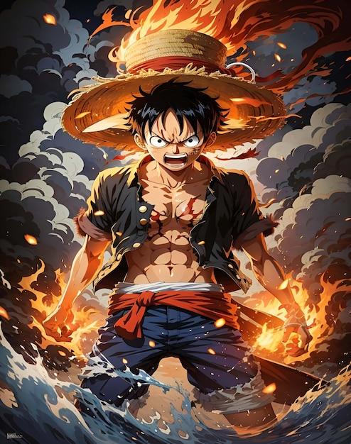 How old is Luffy when Ace dies?