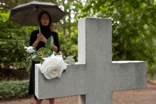 lucite tombstone