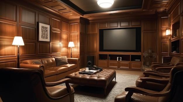 luxury home cinema